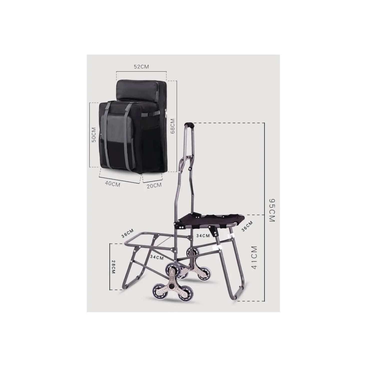 GERSTAECKER Trolley-Malstuhl
