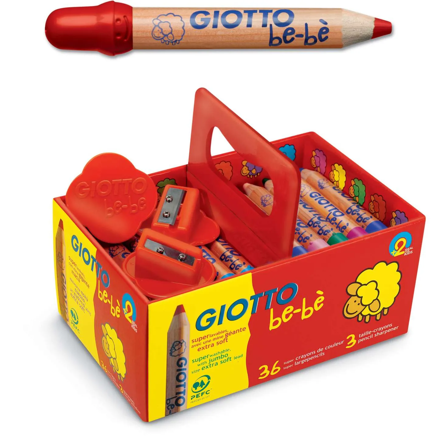 GIOTTO be-bè Maxi Farbstifte Schulset