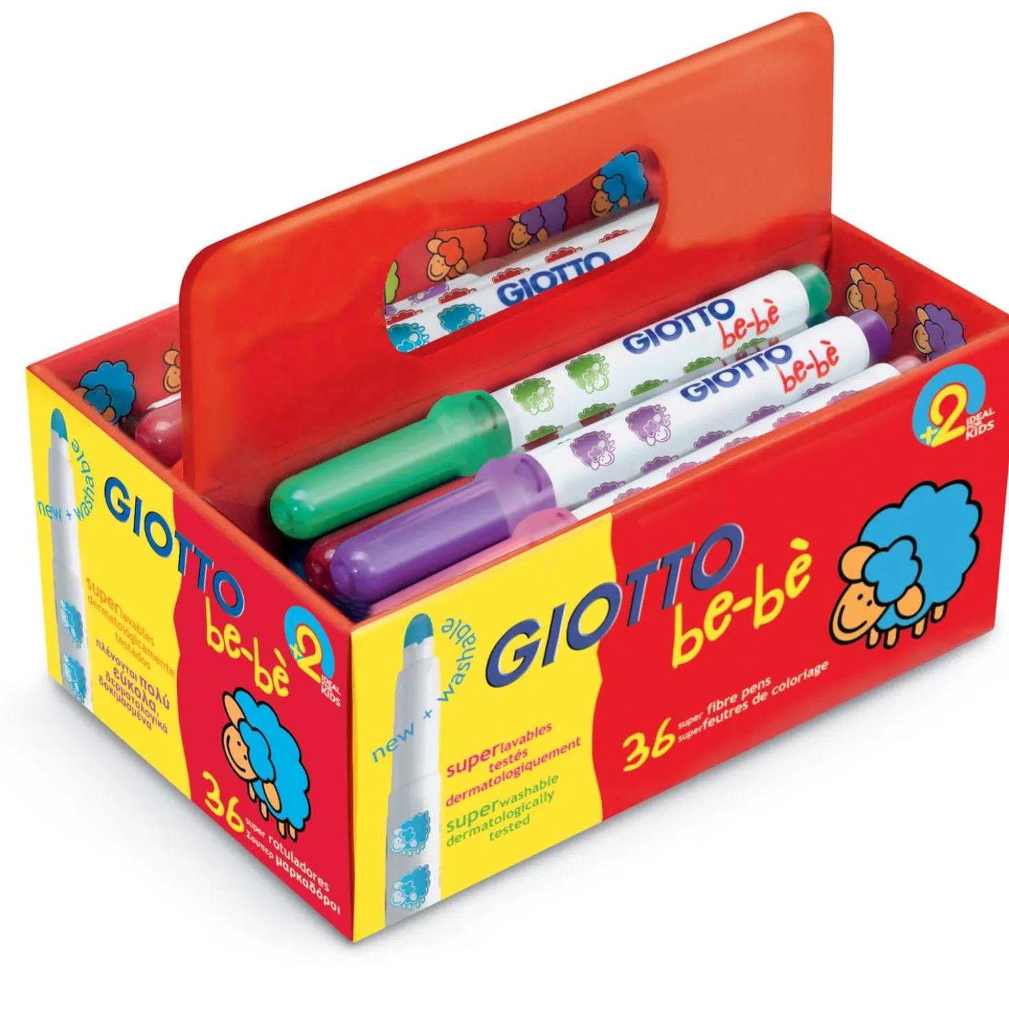 GIOTTO be-bè Super Fasermaler, 36 Stück