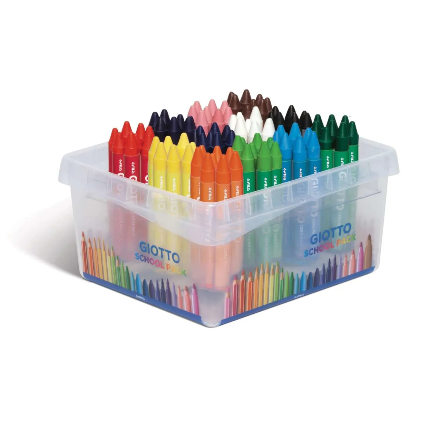 GIOTTO Cera Maxi Wachsmalstifte Schulbox