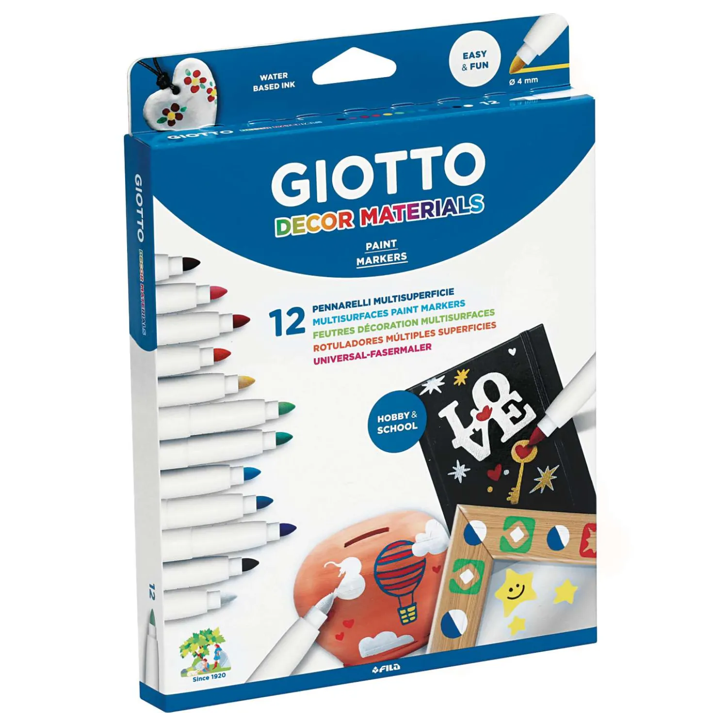 GIOTTO Decor Materials Faserstifte-Sets