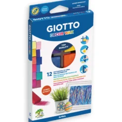 GIOTTO Decor Wachsmalblöcke 12er-Set