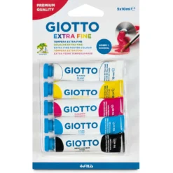 GIOTTO Extra Fine Gouache-Farben 5er- Set