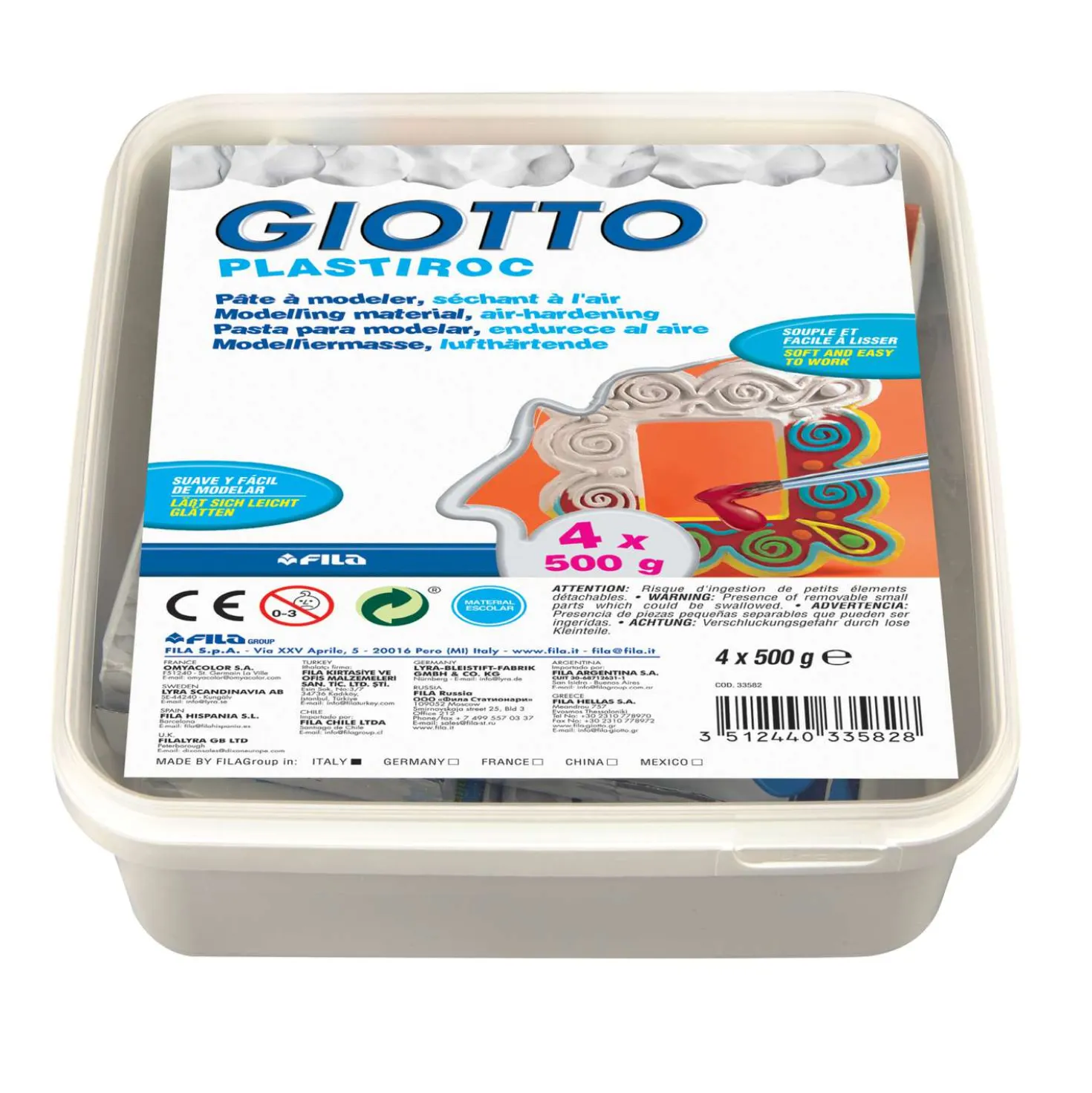 GIOTTO Modelliermasse PLASTIROC Set