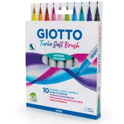 GIOTTO Turbo Soft Brush Fasermaler 10er-Set