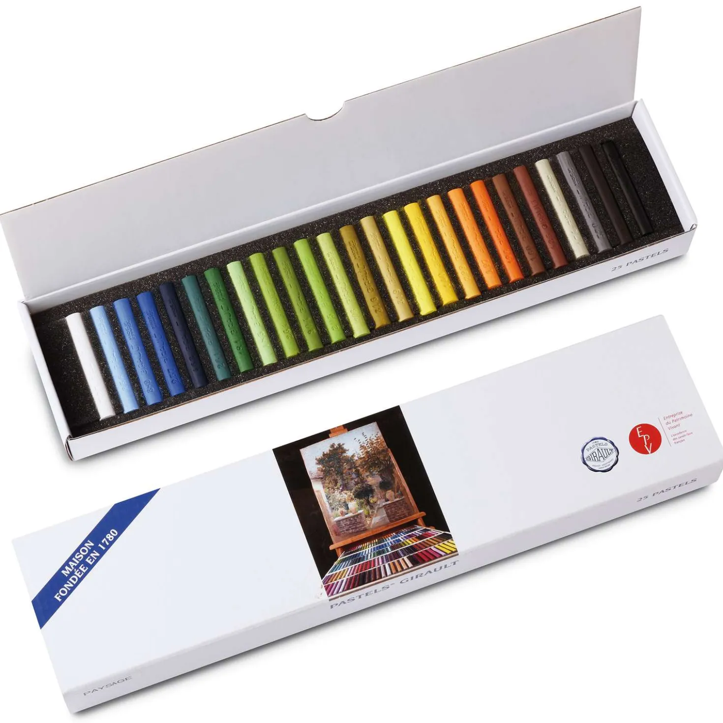 GIRAULT extrafeine Künstler-Pastellkreide 25er-Sets