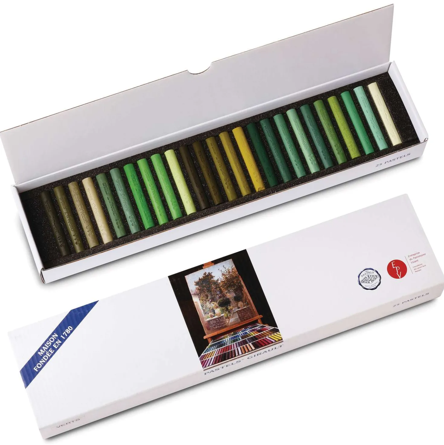 GIRAULT extrafeine Künstler-Pastellkreide 25er-Sets