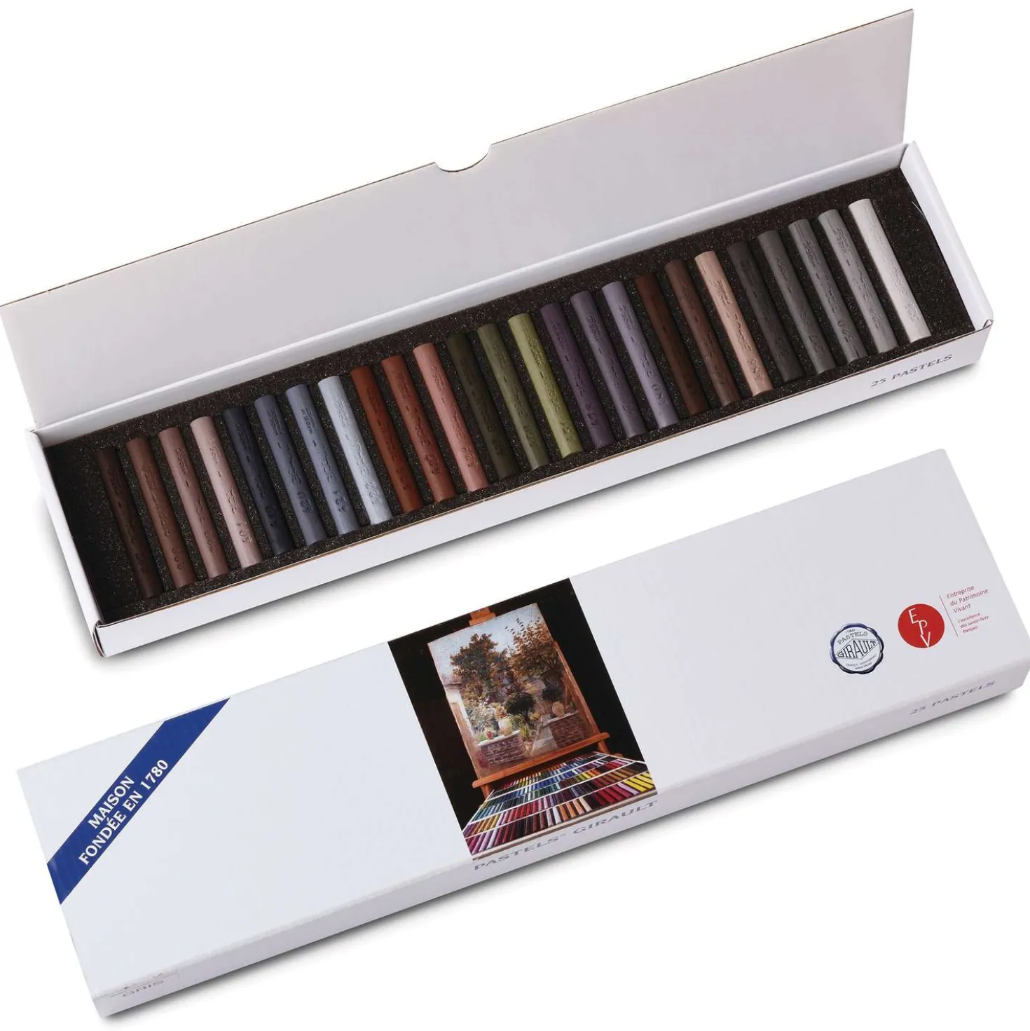 GIRAULT extrafeine Künstler-Pastellkreide 25er-Sets