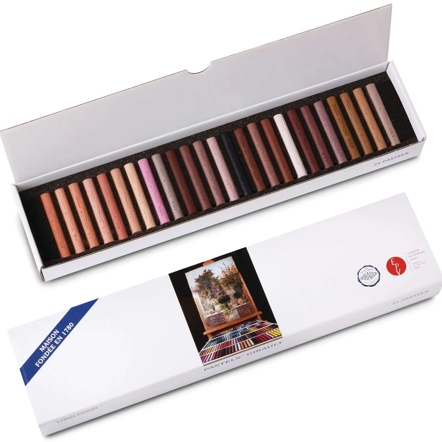 GIRAULT extrafeine Künstler-Pastellkreide 25er-Sets