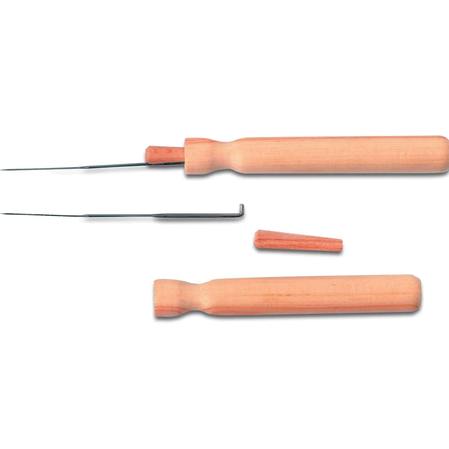 GLOREX Filznadel mit Holzgriff