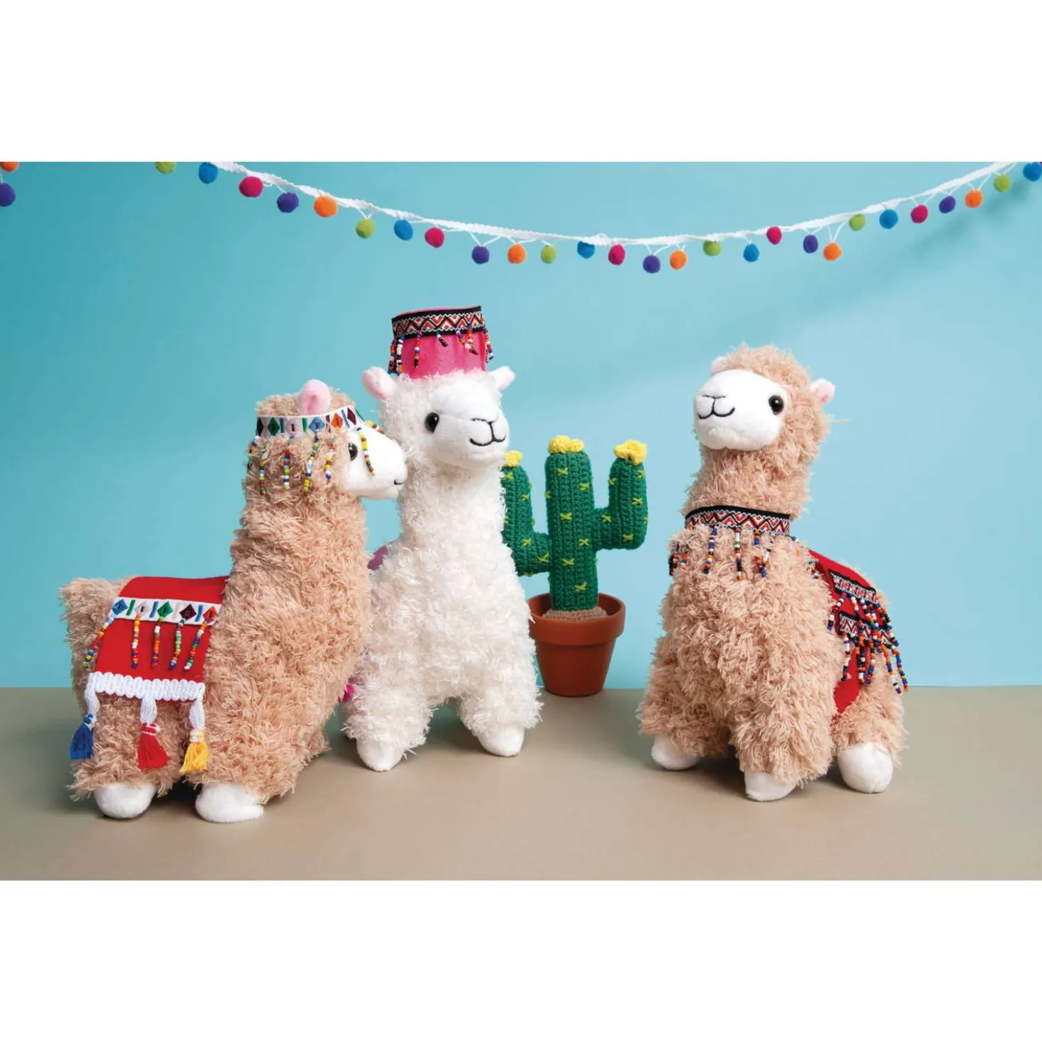 GLOREX Kuscheltier Lama zum Ausstopfen
