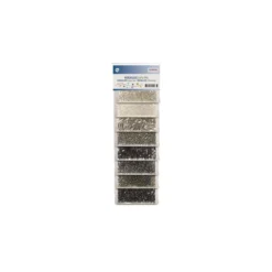 GLOREX Rocailles Glasperlen Mix