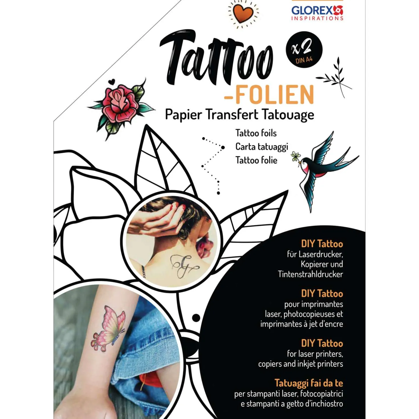 GLOREX Tattoo-Folie