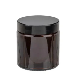 GLOREX Glastiegel braun, leer