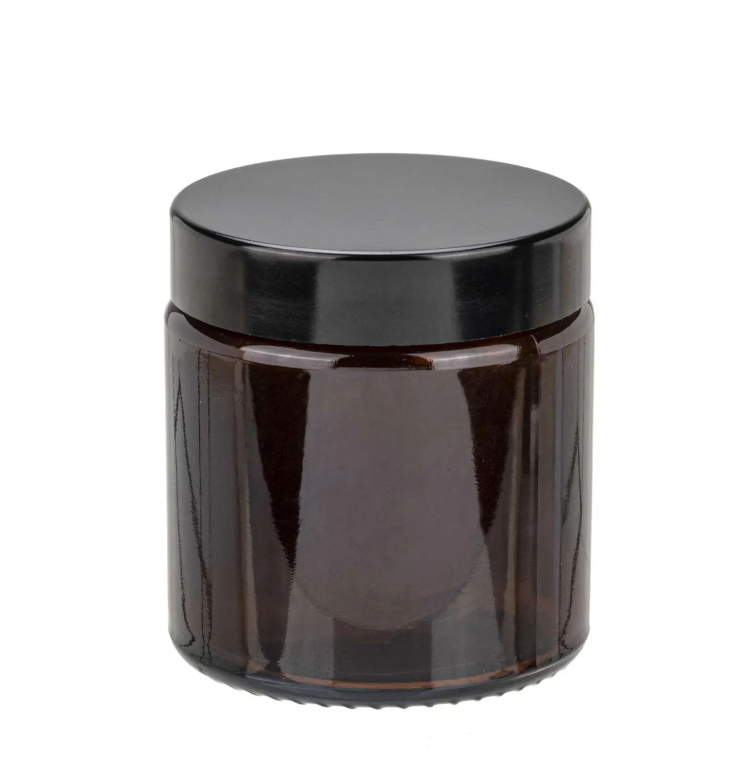 GLOREX Glastiegel braun, leer