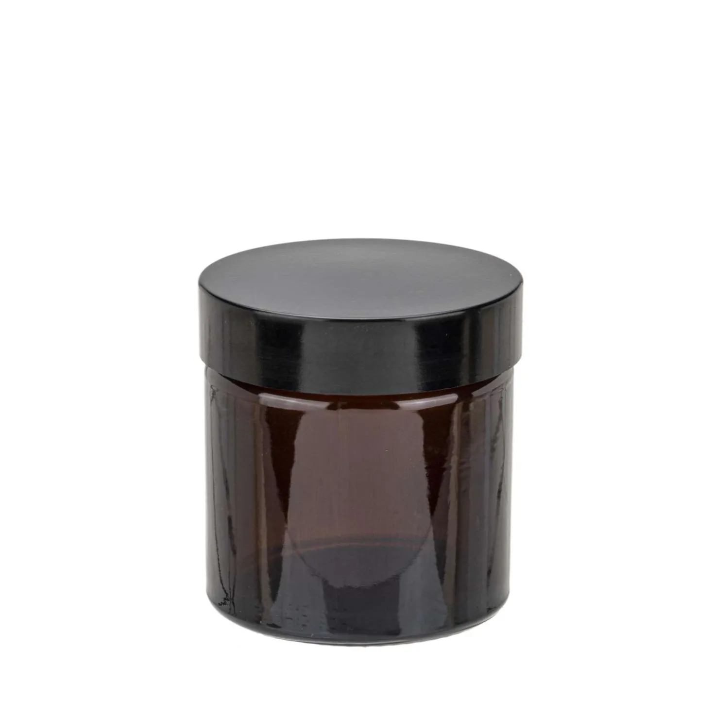 GLOREX Glastiegel braun, leer