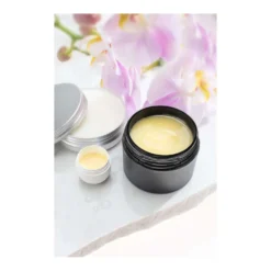 GLOREX leere Creme-Dose schwarz doppelwandig