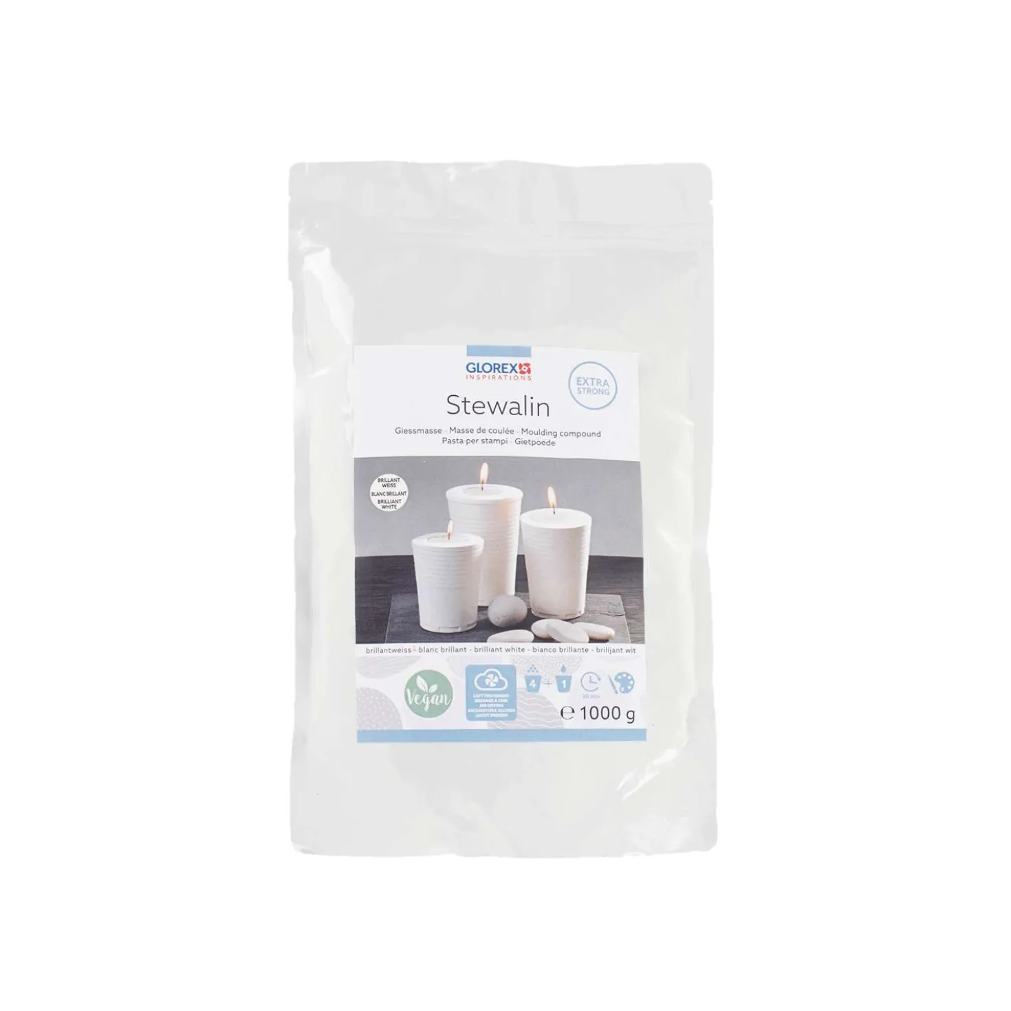 GLOREX Stewalin Figurengießmasse, 1 kg