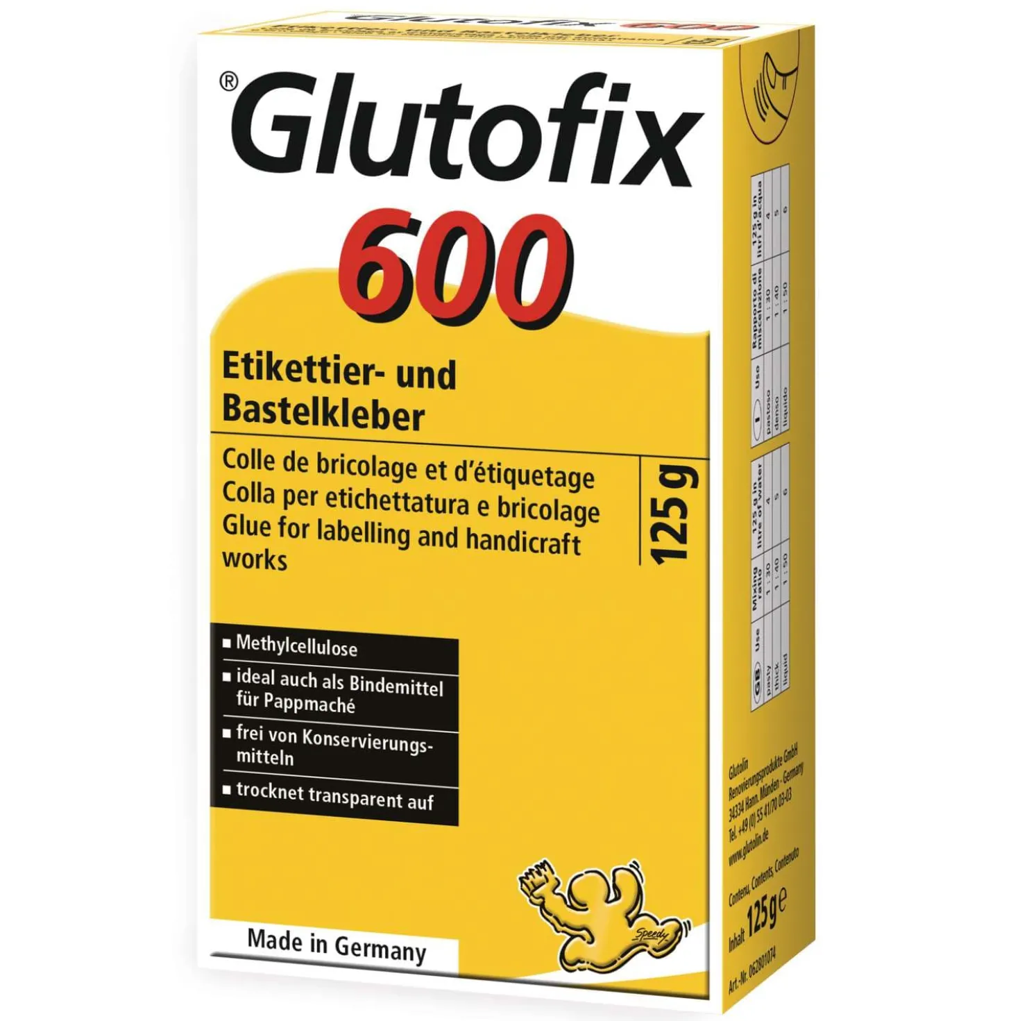 Glutofix® 600 Etikettier- und Bastelkleber