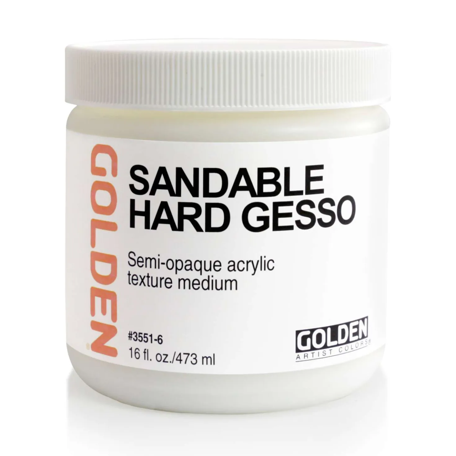 GOLDEN Gesso hart, schleifbar