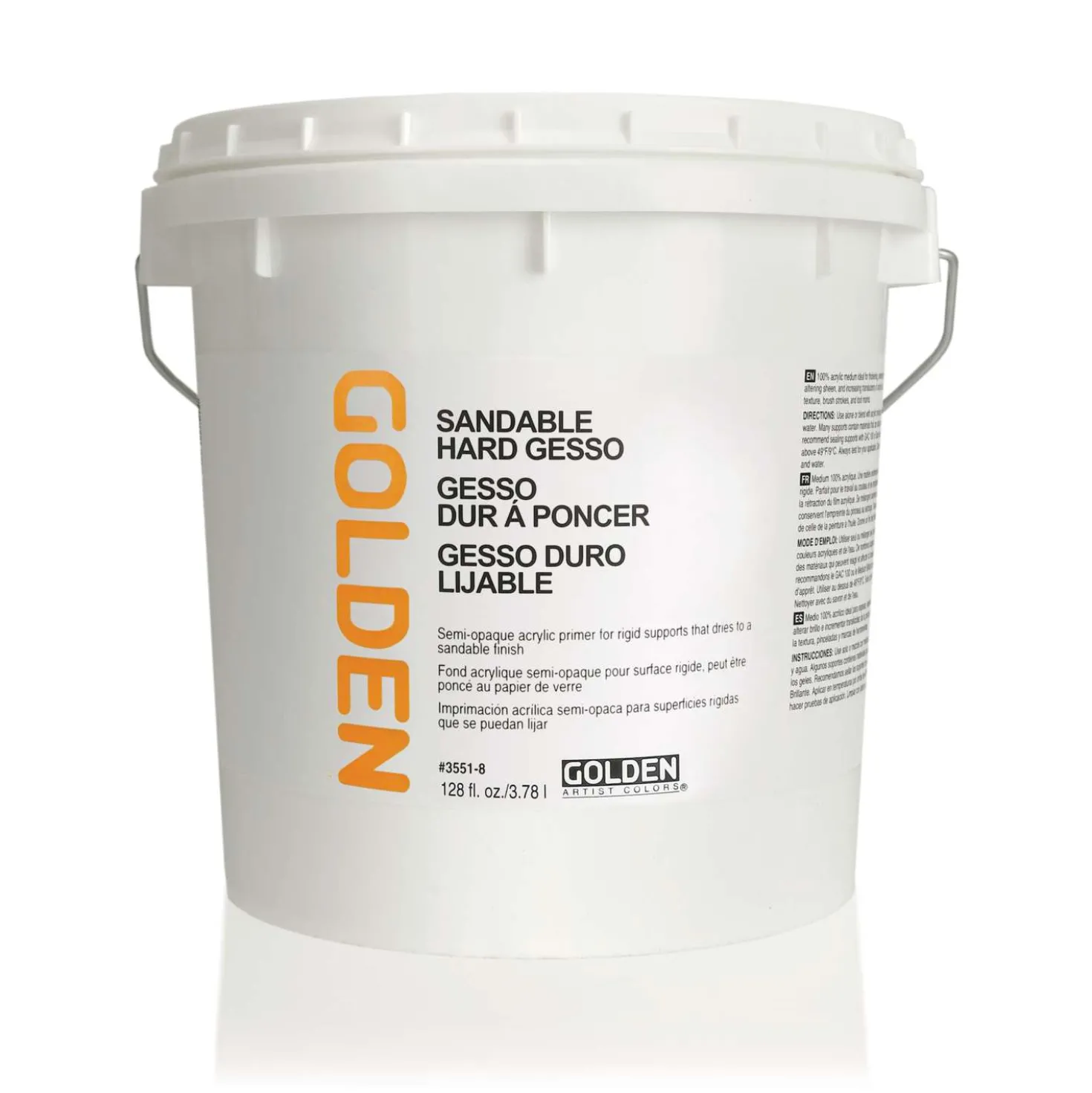 GOLDEN Gesso hart, schleifbar