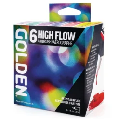 GOLDEN High Flow Acrylfarbe Airbrush-Set