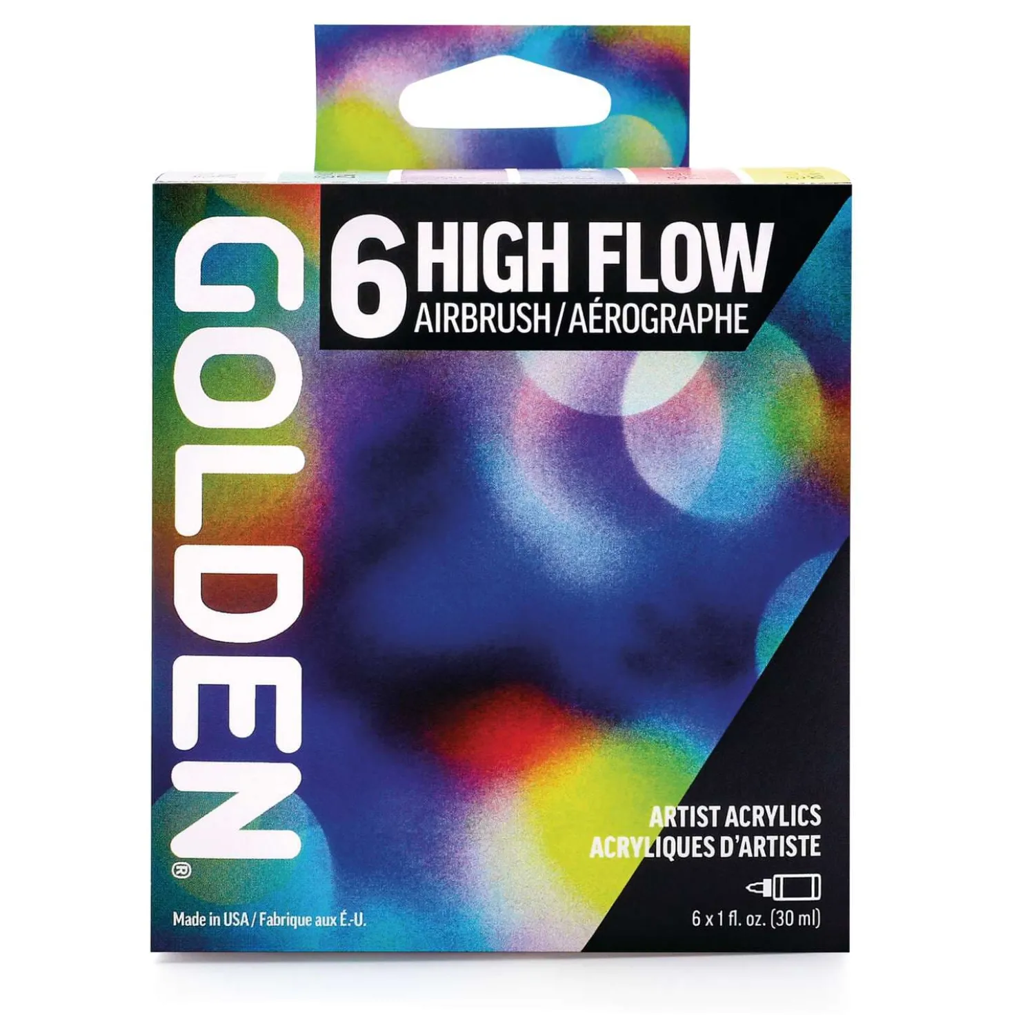 GOLDEN High Flow Acrylfarbe Airbrush-Set