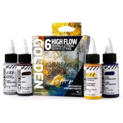 GOLDEN High Flow Acrylfarbe, Drawing & Lettering-Set