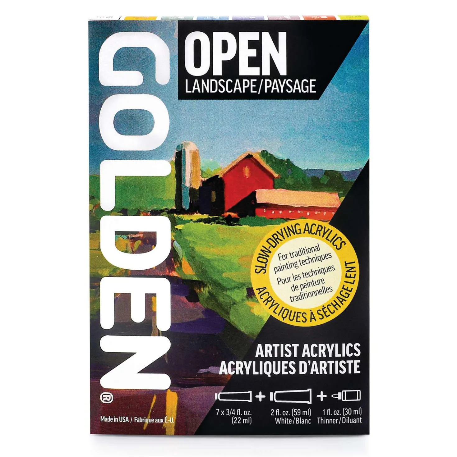 GOLDEN OPEN Acrylfarben Landscape-Set