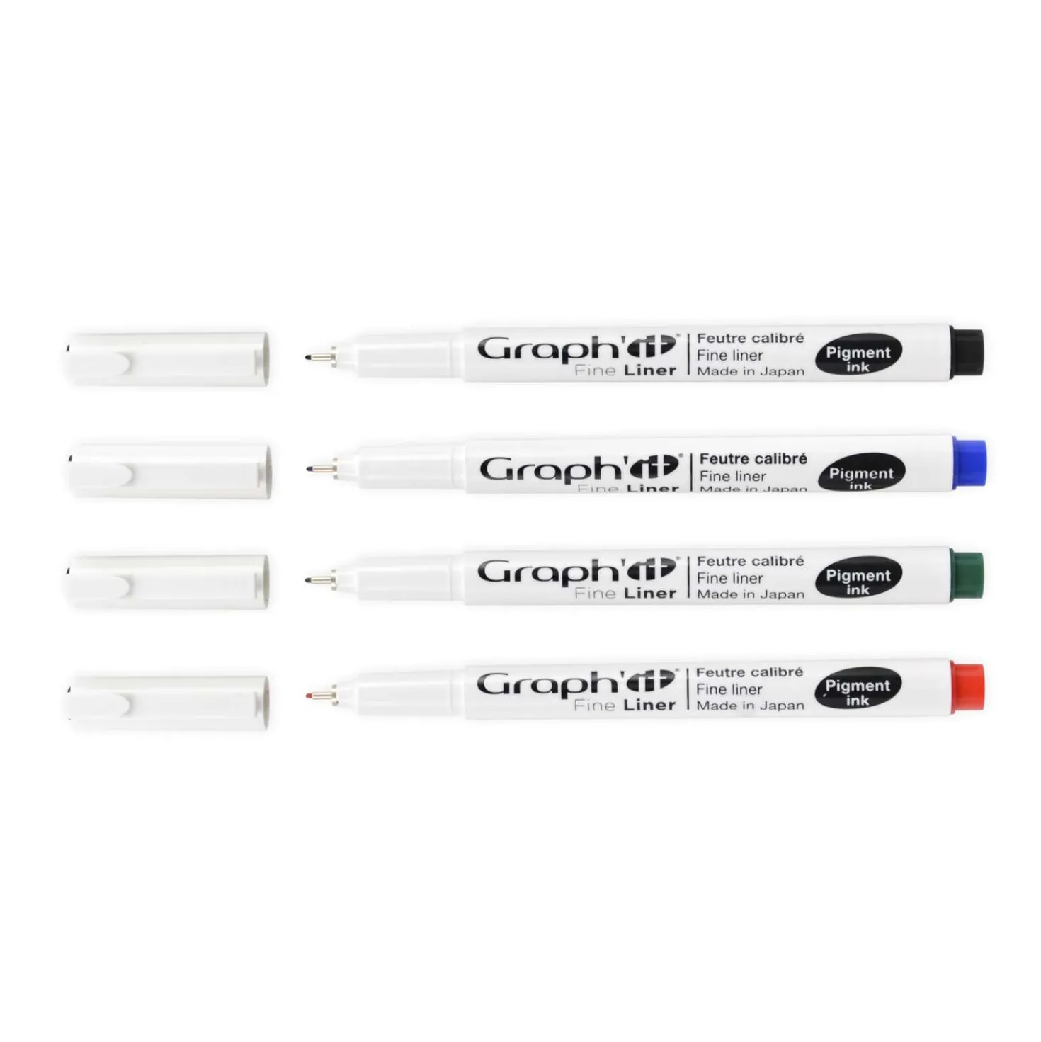 Graph'it Fineliner 4er Set, farblich sortiert