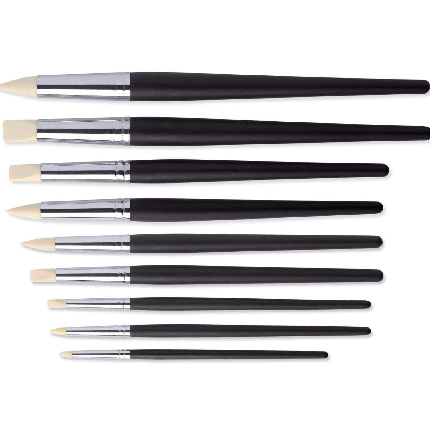 Gummipinsel-Set, 9-teilig