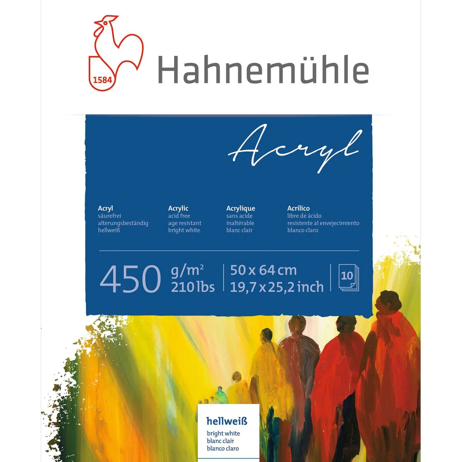 Hahnemühle Acryl 450 g/qm Acrylmalkarton