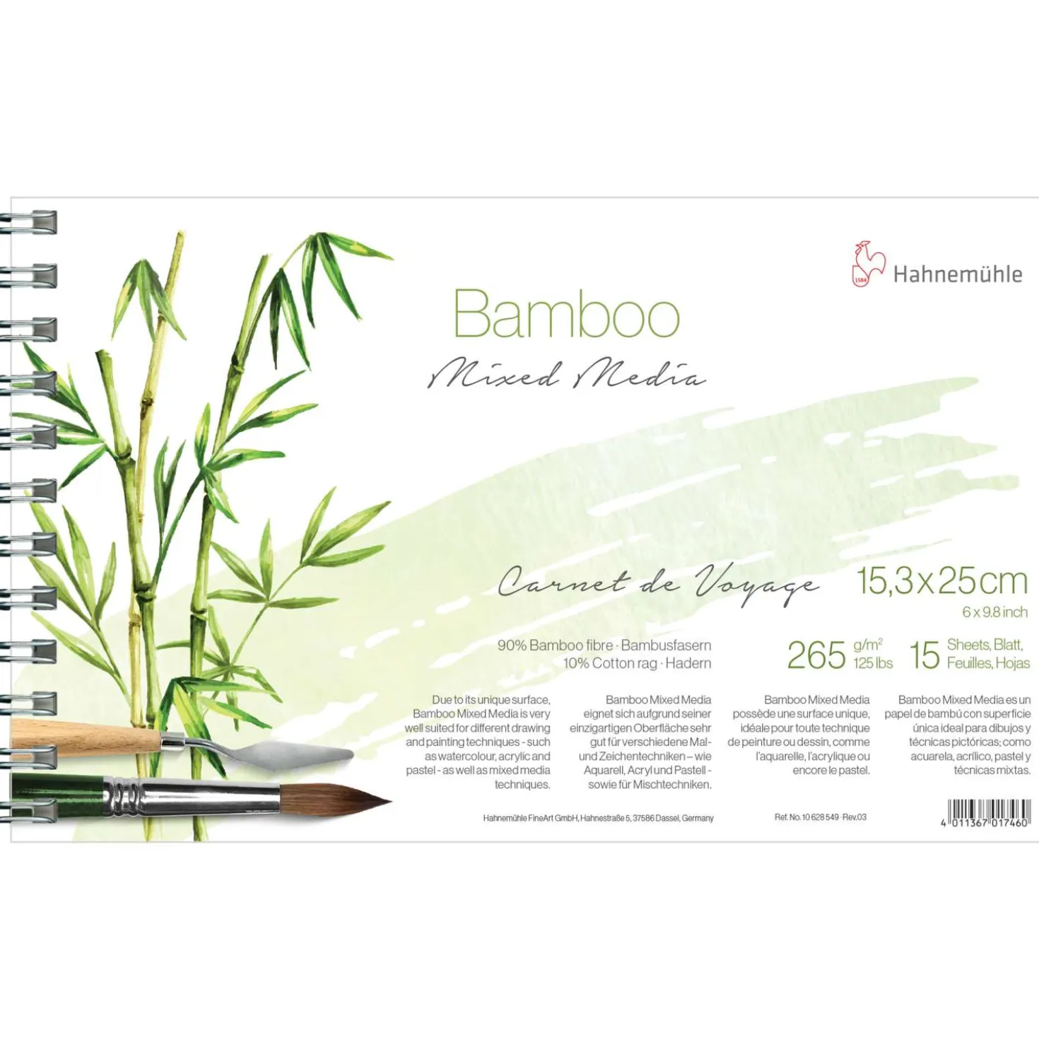 Hahnemühle Bamboo-Mixed Media Künstlerkarton