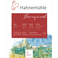 Hahnemühle „Burgund“ Aquarellblock