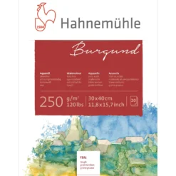 Hahnemühle „Burgund“ Aquarellblock