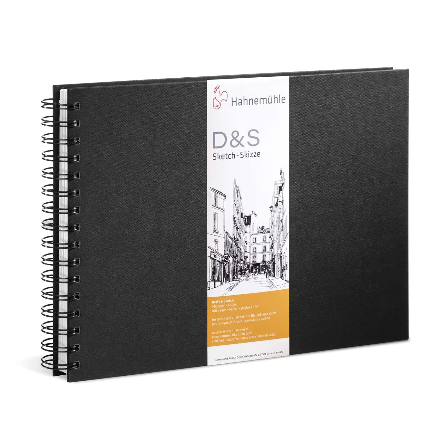 Hahnemühle D&S Skizzenbücher mit Spiralbindung