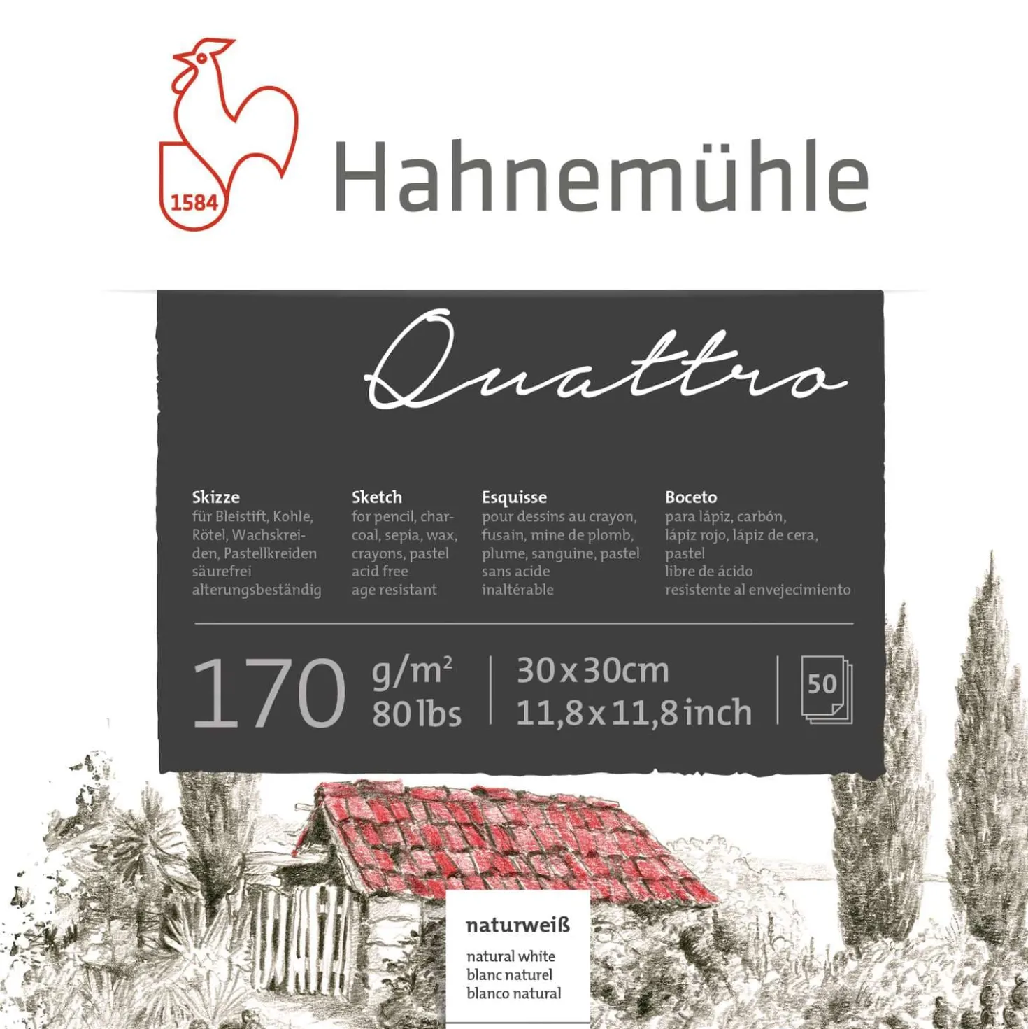 Hahnemühle „Quattro“ Skizzenblock