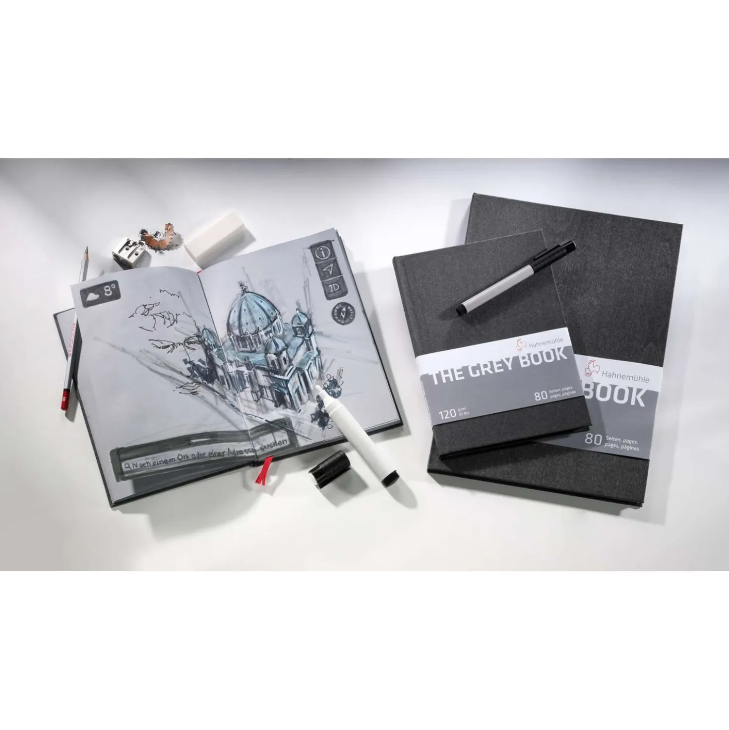 Hahnemühle The Grey Book Skizzenbuch