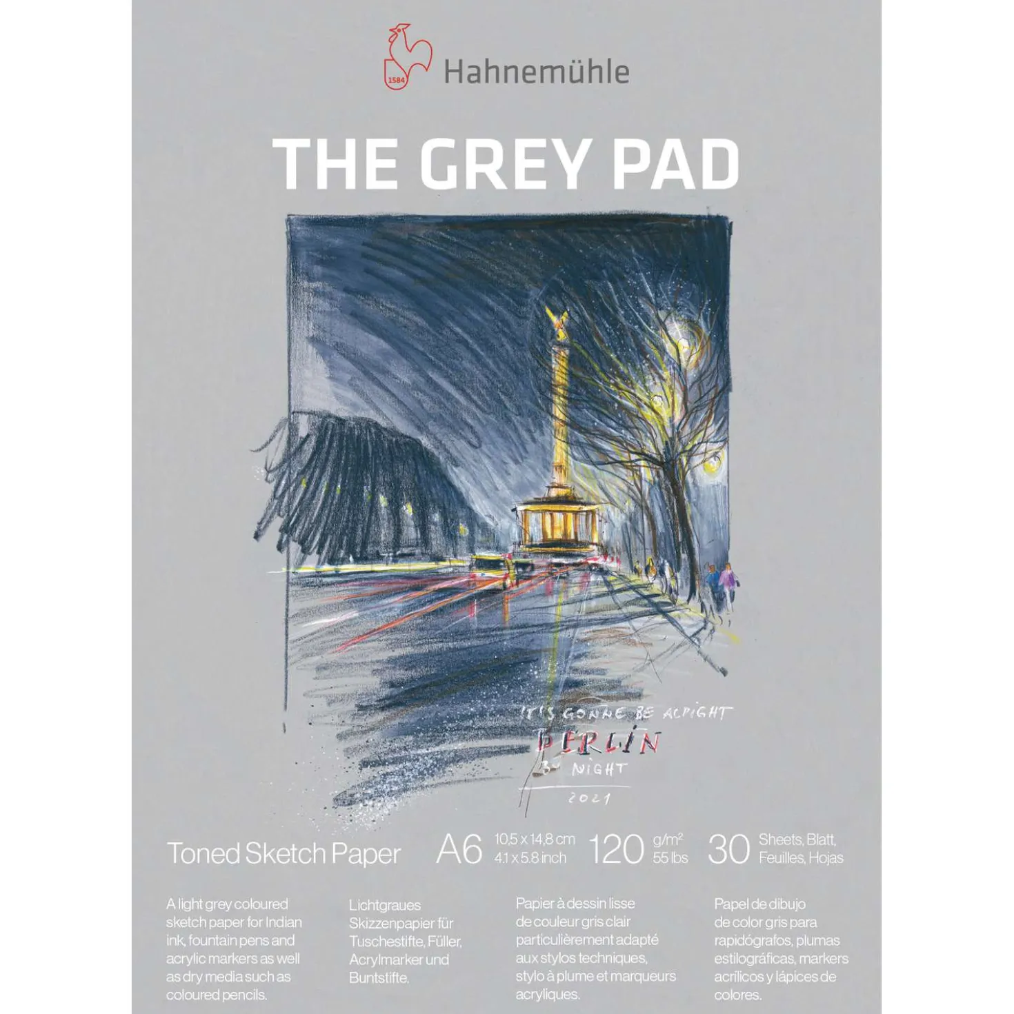 Hahnemühle The Grey Pad Skizzenblock