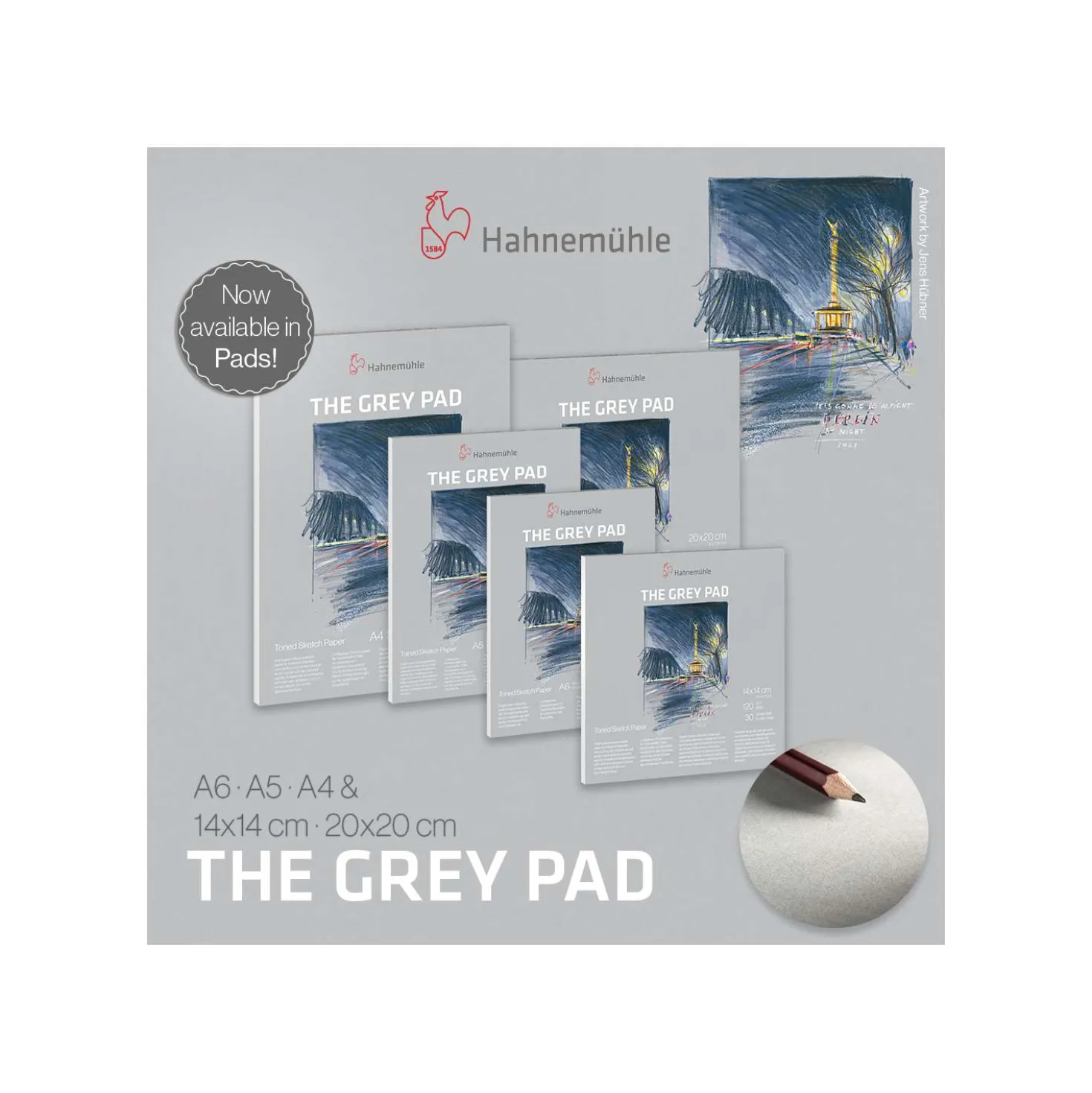 Hahnemühle The Grey Pad Skizzenblock