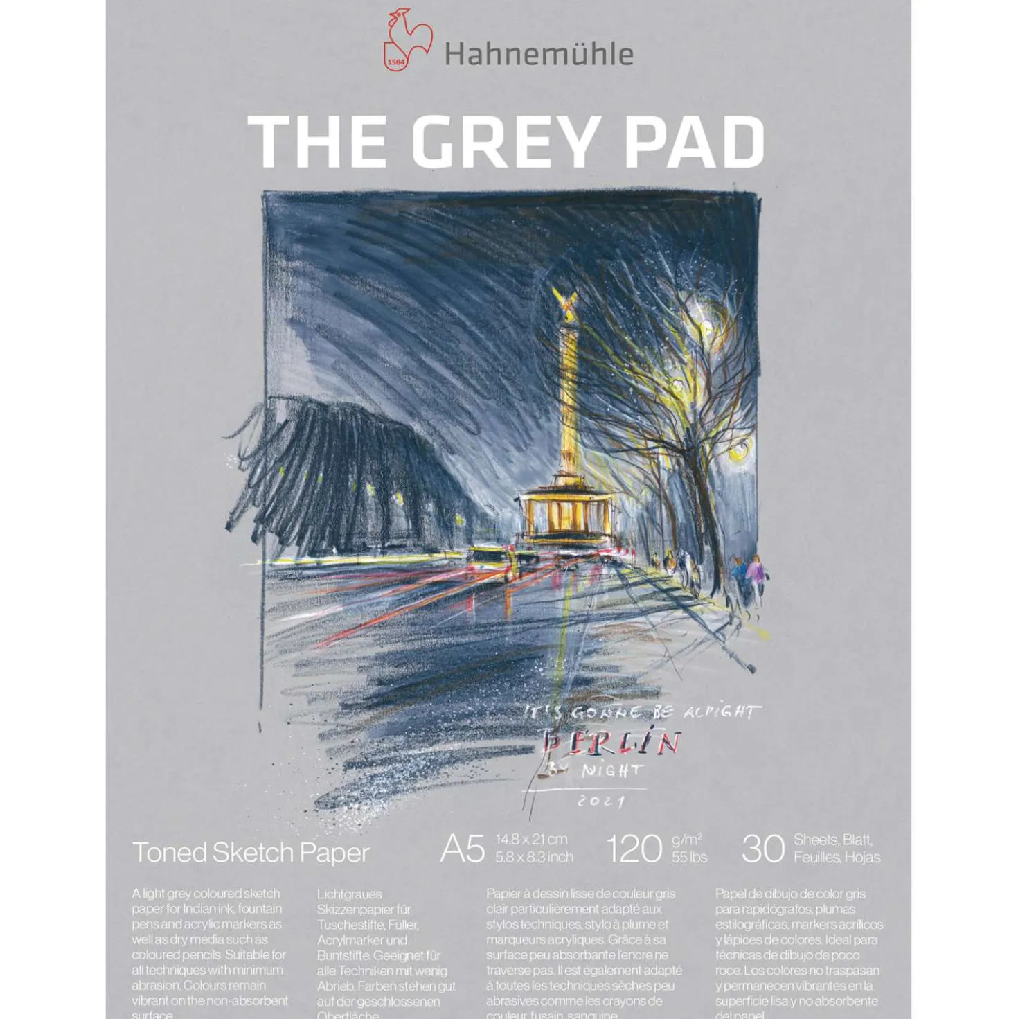 Hahnemühle The Grey Pad Skizzenblock