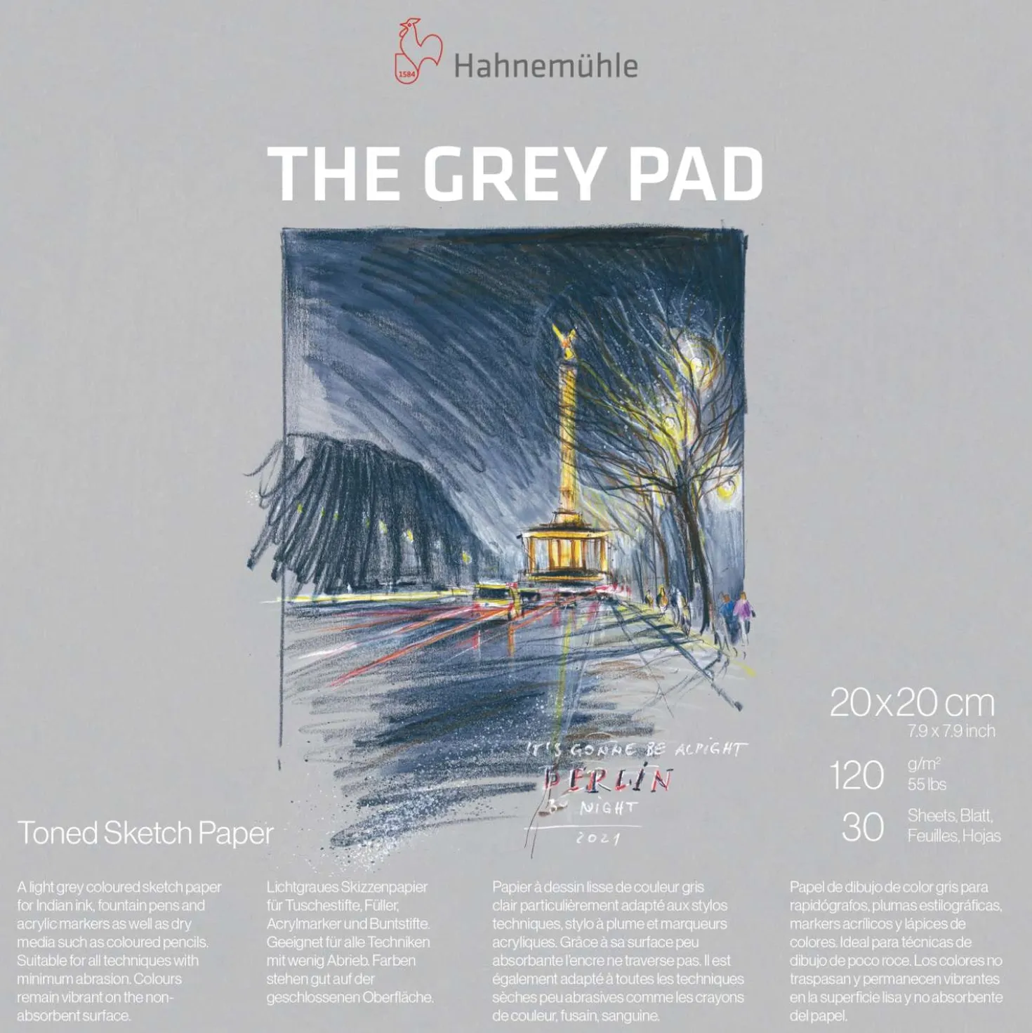 Hahnemühle The Grey Pad Skizzenblock