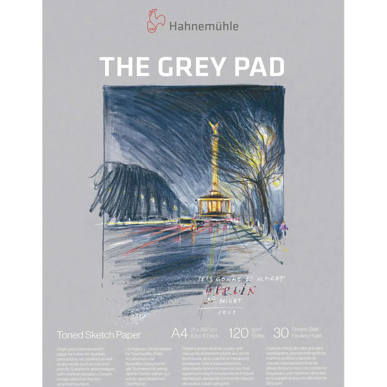 Hahnemühle The Grey Pad Skizzenblock
