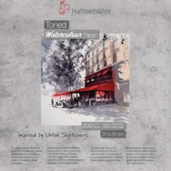 Hahnemühle Toned Watercolour Block, Grau