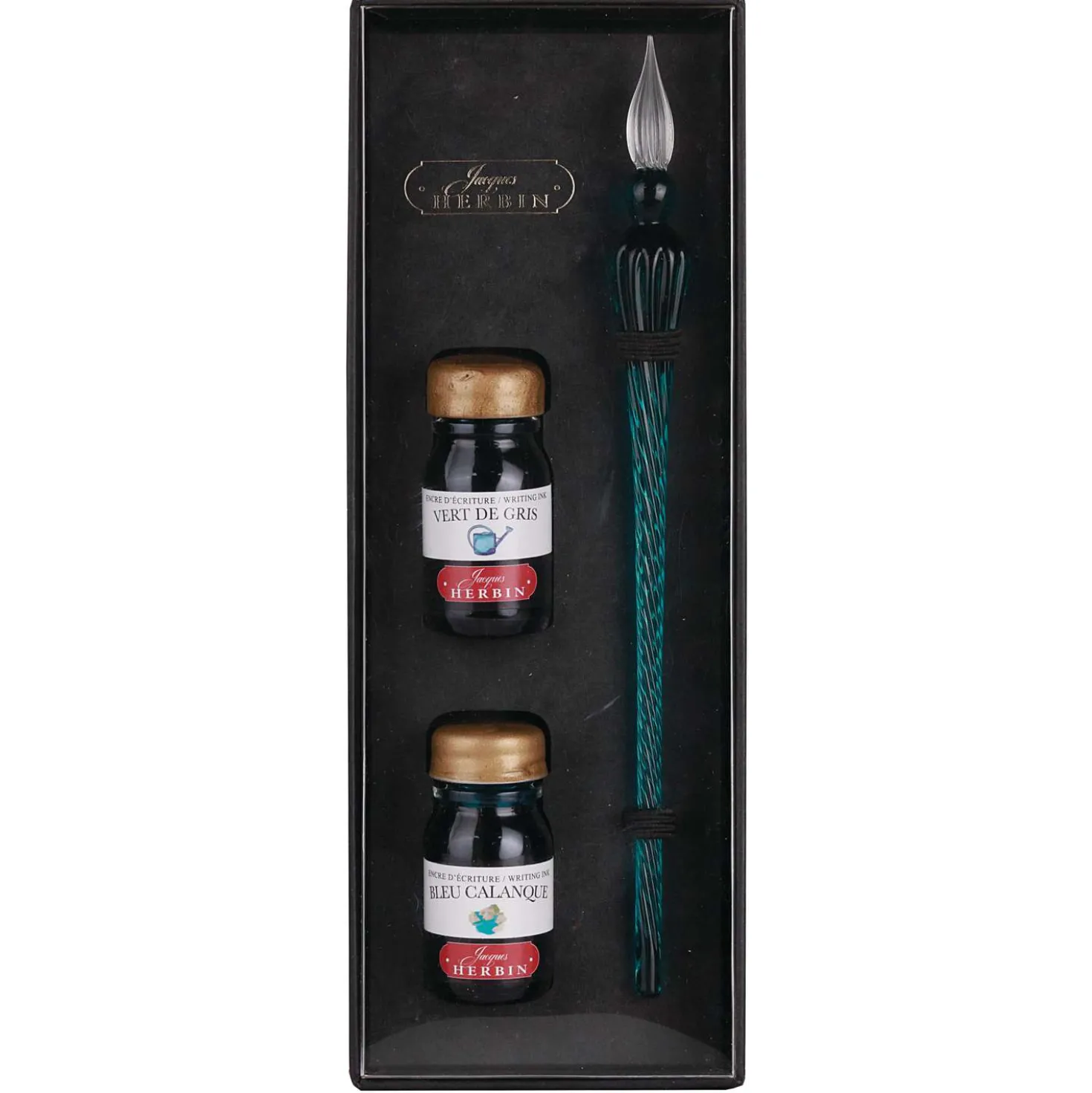 HERBIN Schreibtinte & Glasfeder-Sets