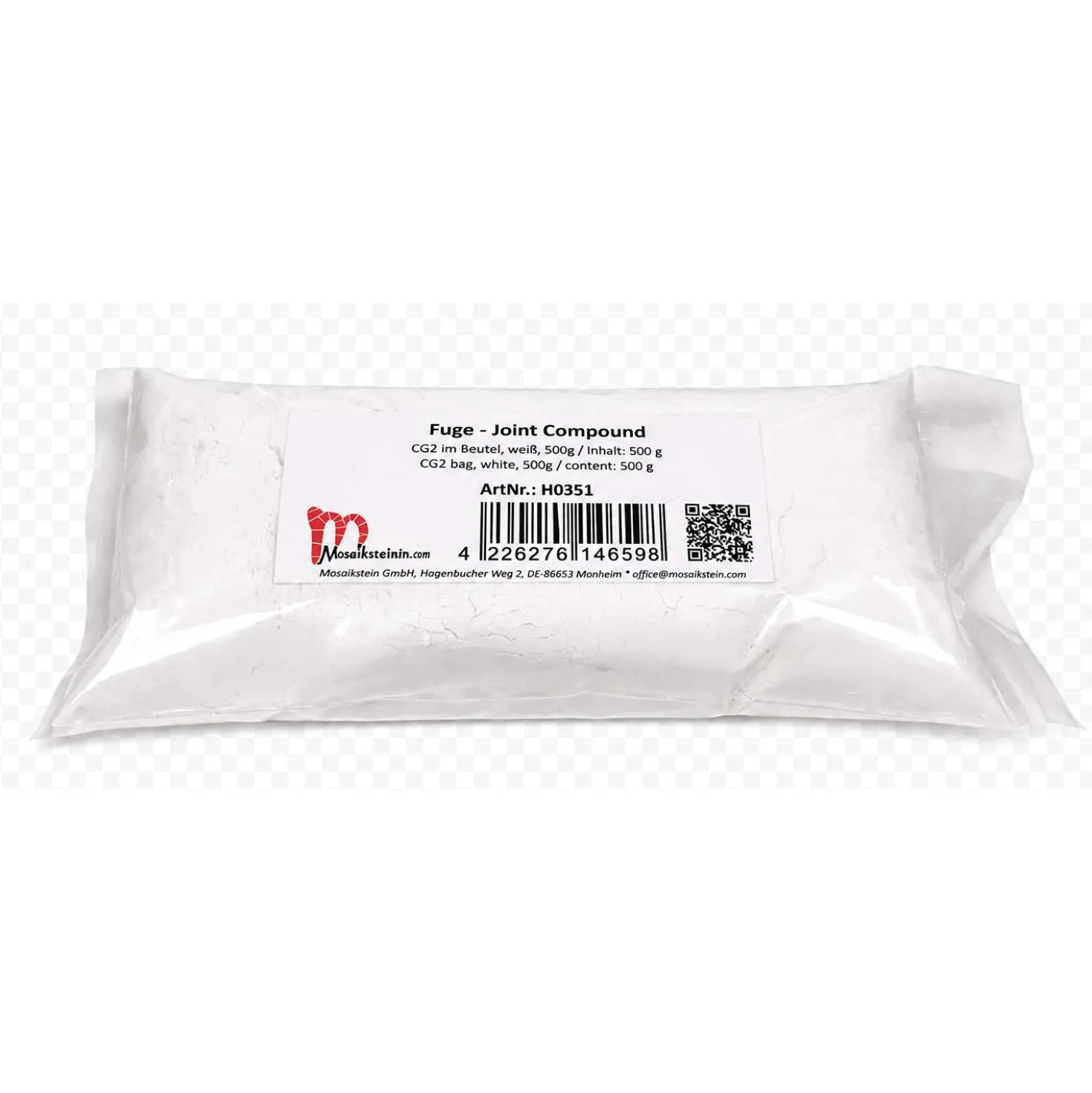 Hochvergütetes Mosaikstein Flex-Fugenpulver in CG2-Qualität, 500 g