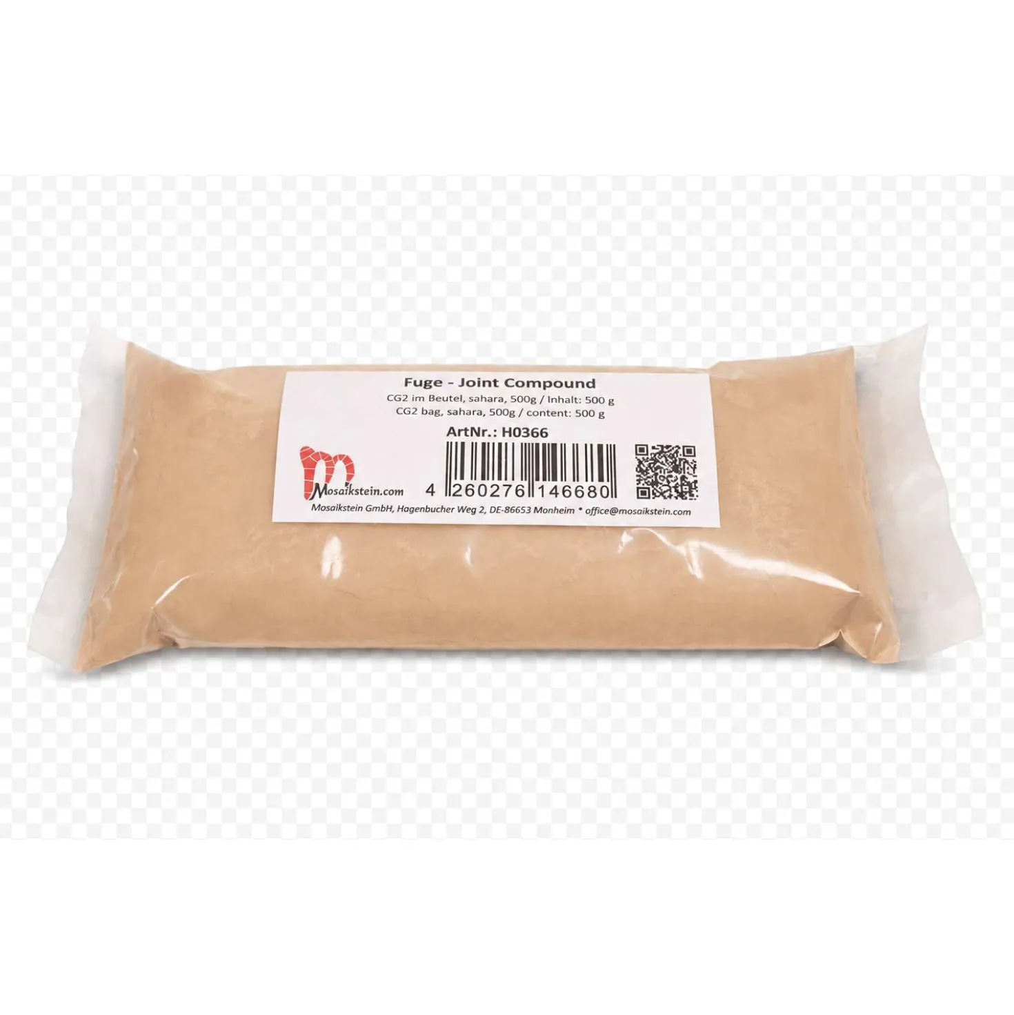 Hochvergütetes Mosaikstein Flex-Fugenpulver in CG2-Qualität, 500 g