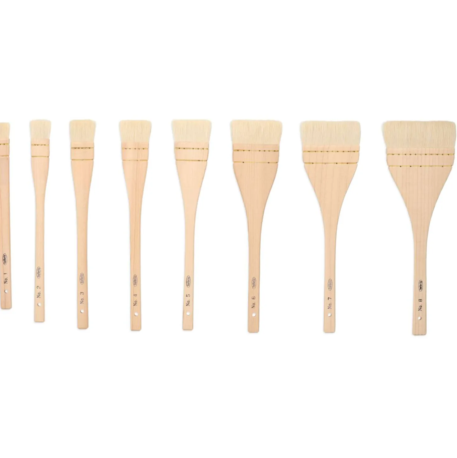 HOLBEIN Hirahake Pinsel, traditioneller japanischer Spalterpinsel