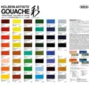 HOLBEIN IRODORI Künstler Gouache Farbkarte