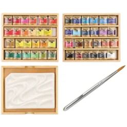 HOLBEIN Künstler-Aquarellfarbe, 48 + 1 Geschenkbox